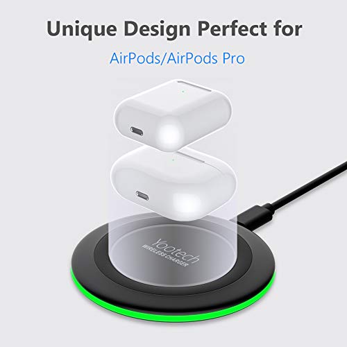 Yootech 10W Fast Wireless Charger for iPhone & Samsung