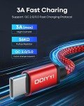 DDIYYI 3 Pack 2M USB-C Fast Charging Cables