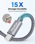 CLEEFUN 3M USB-C Cable 2-Pack Fast Charger