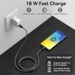 3-Pack Braided 1M USB-C Fast Charge Cables