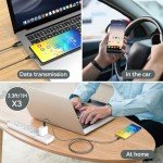 3-Pack Braided 1M USB-C Fast Charge Cables