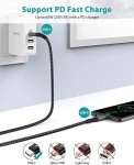 NIMASO USB C to USB C Cable 3-Pack