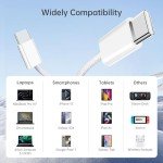 YISH USB-C to USB-C Fast Charging Cable 2-Pack