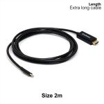 KamKorda 2M HDMI to USB-C Cable - 4K Compatible