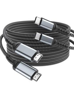 ALLEASA 2-Pack 6ft USB-C to HDMI Cable