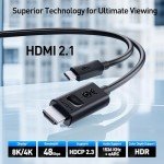 Cable Matters 6ft USB-C to HDMI 2.1 Cable