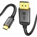 Silkland USB-C to DisplayPort 2.1 Cable 2M