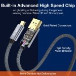 USB-C to DisplayPort Cable - 8K 60Hz
