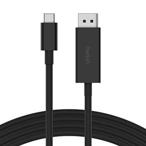 Belkin 6.6ft USB-C to DisplayPort 1.4 Cable