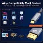 USB-C to DisplayPort Cable - 8K 60Hz