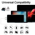 iJiGui USB-C to USB-A Adapter 4-Pack