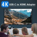 Herfair 4K USB-C to HDMI Adapter, Aluminum
