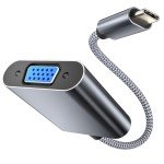 USB-C to VGA Adapter for Monitors and Devices