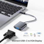 USB-C to VGA Adapter for Monitors and Devices