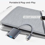 USB-C to VGA Adapter for Monitors and Devices