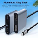 4-in-1 USB-C to HDMI Adapter with Fast Charging