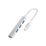 4-Port USB-C Hub Adapter for Laptops and Devices