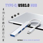 4-Port USB-C Hub Adapter for Laptops and Devices