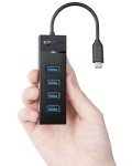 4-Port USB C Hub for Type C Devices