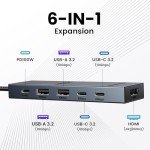 UGREEN 6-in-1 USB-C Hub with 4K HDMI