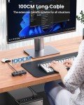 Aceele USB-C Hub 4-Port with LED Switches