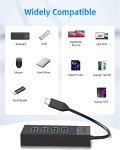 4-Port USB C Hub for Type C Devices