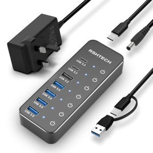 7-Port USB-C Hub with 4 USB-A Ports