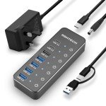 7-Port USB-C Hub with 10Gbps Data Transfer