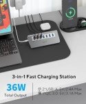 7-Port USB-C Hub with Fast Charging Ports