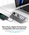 7-Port USB-C Hub with Fast Charging Ports