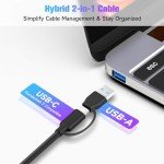7-Port USB-C Hub with 10Gbps Data Transfer