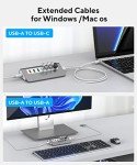 7-Port USB-C Hub with Fast Charging Ports