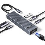 UGREEN 6-in-1 USB-C Hub with Ethernet Adapter