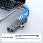 UGREEN 6-in-1 USB-C Hub with Ethernet Adapter