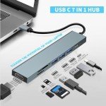 7-in-1 USB-C Hub with 4K HDMI & Card Reader