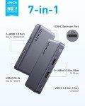 Anker 343 7-in-1 USB-C Hub with Dual HDMI