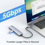 7-in-1 USB-C Hub Adapter for MacBook Pro/Air
