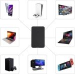 Ezeksers 500GB USB-C External Hard Drive Bundle