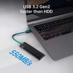 Netac 500GB USB-C Portable SSD - Fast Storage