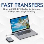 LaCie 1TB Mobile Drive, USB-C Portable Storage