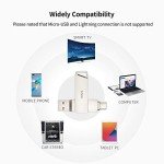 SSK 128GB USB-C Dual Connector Flash Drive