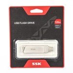 SSK 128GB USB-C Dual Connector Flash Drive