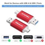 THKAILAR 128GB USB-C 2-in-1 Flash Drive