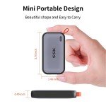 SSK 500GB USB-C Portable NVME SSD Drive