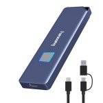 1TB USB-C Portable SSD with Fingerprint Security