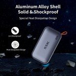 SSK 500GB USB-C Portable NVME SSD Drive
