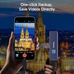 1TB USB-C Portable SSD with Fingerprint Security