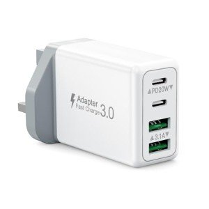 40W 4-Port USB-C Fast Charger Adapter