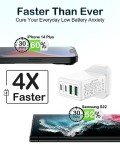 40W 4-Port USB-C Fast Charger Adapter