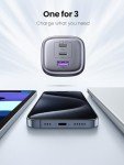 UGREEN 65W USB-C Fast Charger - 3-Port GaN